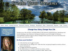 Tablet Screenshot of createyourdreams.com